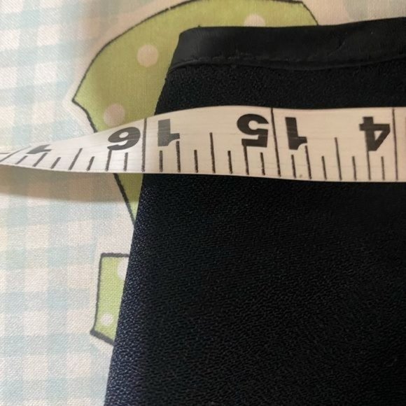 Vintage 80s USA Womens sheer sleeve bolero black size 3/4 - Picture 8 of 10